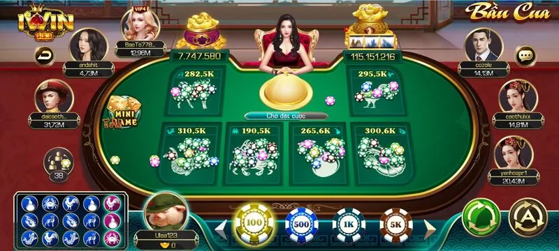 Tham gia chơi bầu cua tôm cá tại cổng game iWinClub