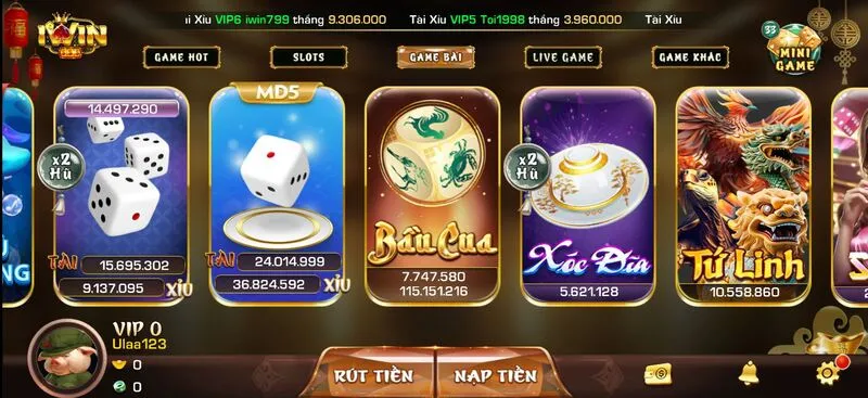 Tham khảo cách đặt cược bầu cua tại iWin